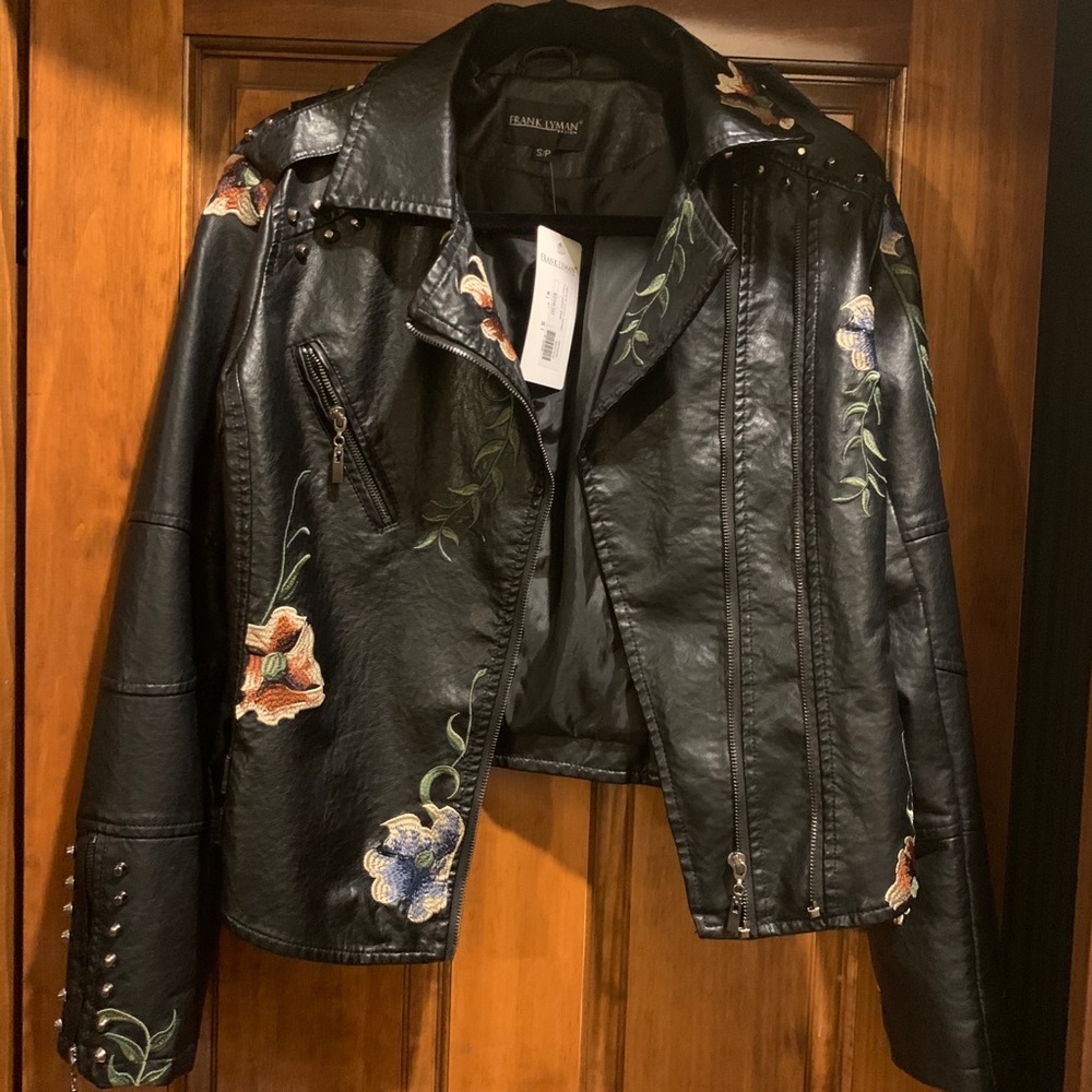 Vegan leather jacket